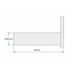 2002695L Svornjak 28x48 za utovarne platforme MBB Palfinger